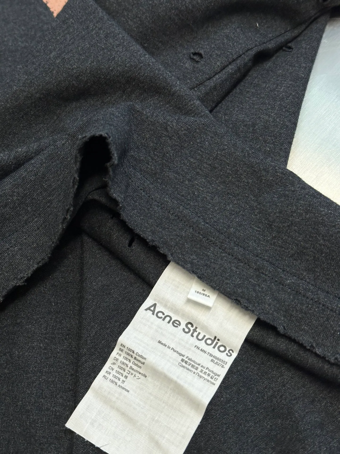 Acne Studios ， Acne Studios ， Gray ， 。 ， ， x 。 ， ， ， 。 size：s m l xl